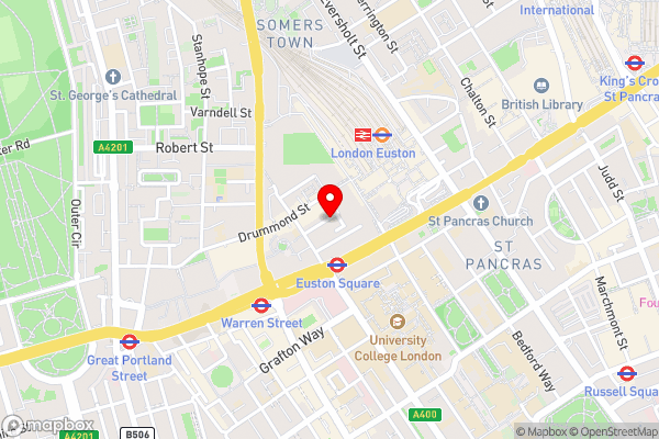 The Wesley Euston - Hotel Location Map