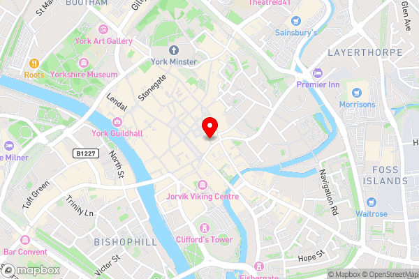 The York Suite, at The Shambles in the heart of the city - Hotel Location Map