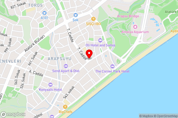 TheLuna Suite Hotel - Hotel Location Map