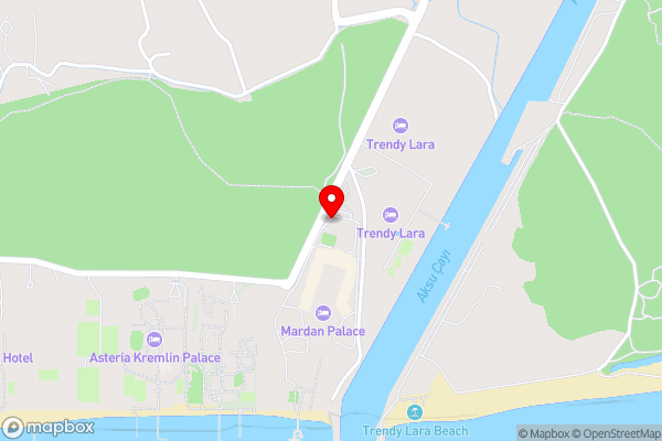 Titanic Mardan Palace - Hotel Location Map