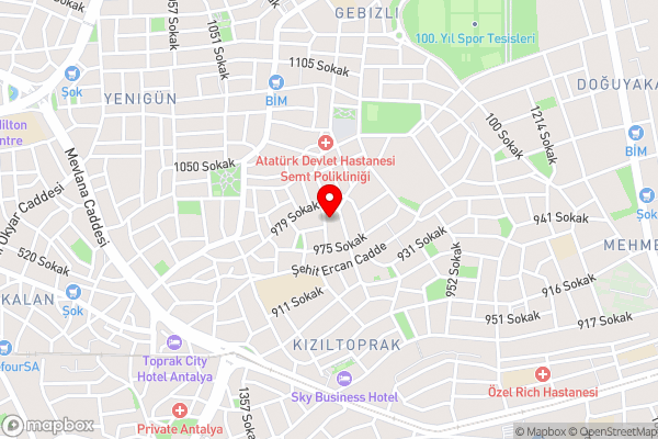 Toprak Otel - Hotel Location Map