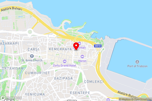 Trabzon Meydanın Göbeğinde Kiralık Daire - Hotel Location Map