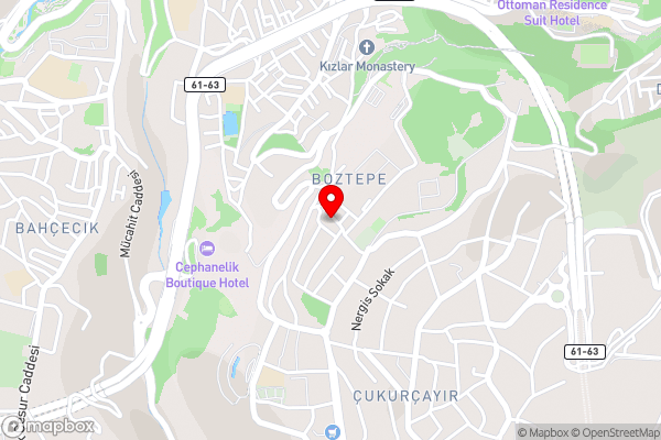 TRABZON PANORAMA APART - Hotel Location Map