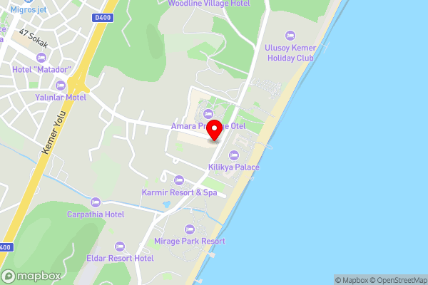 Transatlantik Hotel & Spa - Hotel Location Map