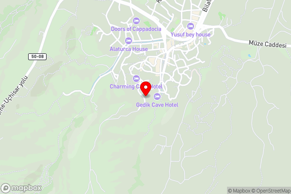 Traveller's Cave Hotel - Hotel Location Map