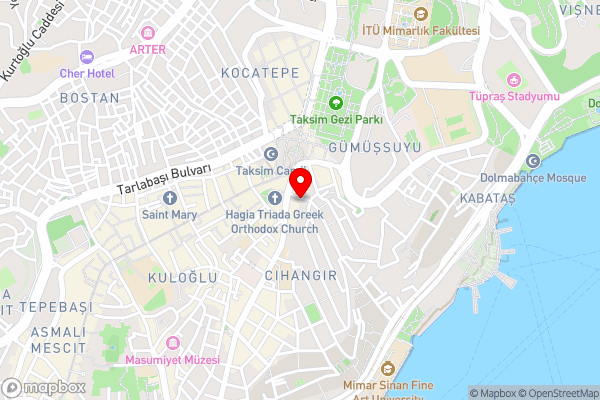 Tryp by Wyndham Istanbul Taksim - Hotel Location Map