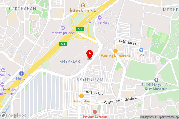Tryp by Wyndham Istanbul Topkapi - Hotel Location Map