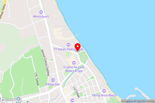 TTH Hydros Club - Hotel Location Map