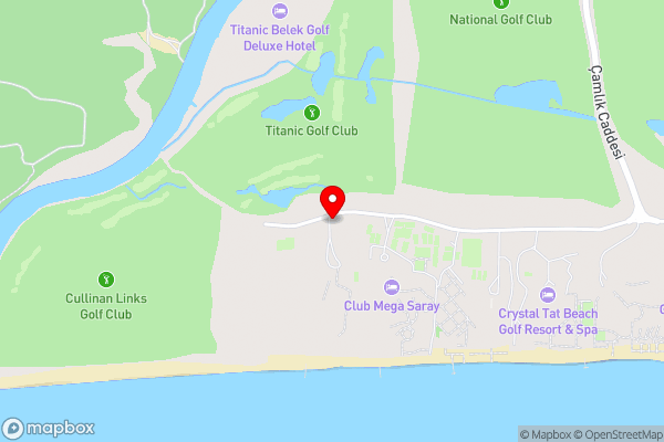 TUI Magic Life Belek - Hotel Location Map