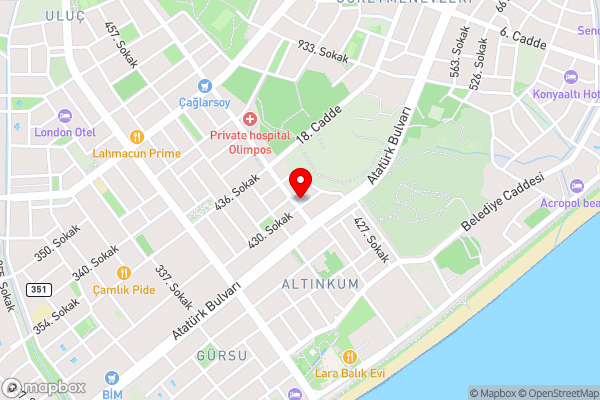 TUma HOTEl - Hotel Location Map