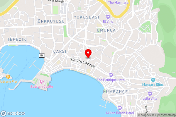 Tuna BUTİK OTEL - Hotel Location Map