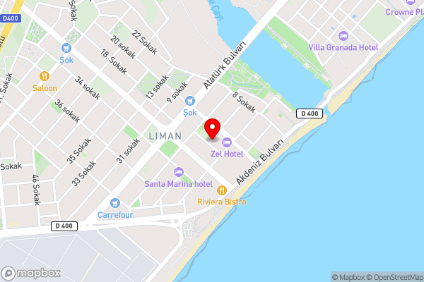 Tunali Apart Hotel - Hotel Location Map