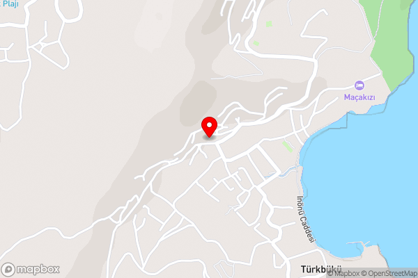 Türkbükü rustik bakımlı taş ev - Hotel Location Map