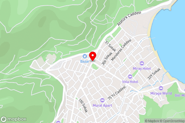 Turkuaz Home Icmeler Daily Weekly Rentals - Hotel Location Map