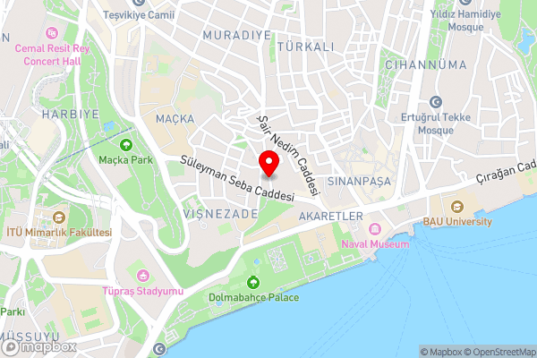 Turkuaz Suites Bosphorus - Hotel Location Map