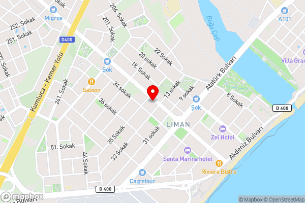 Tut Hotel - Hotel Location Map
