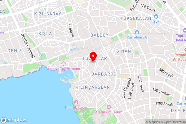 Tuvana Hotel - Hotel Location Map