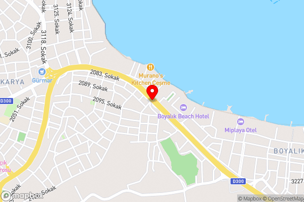 Twins Hotel Çeşme - Hotel Location Map