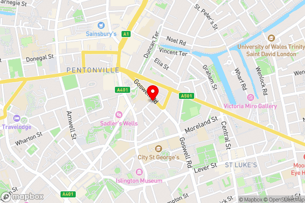 Two Bed Serviced Apt in Old Street - Hotel Location Map