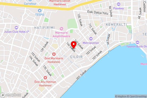 Two Seas Hotel - Hotel Location Map