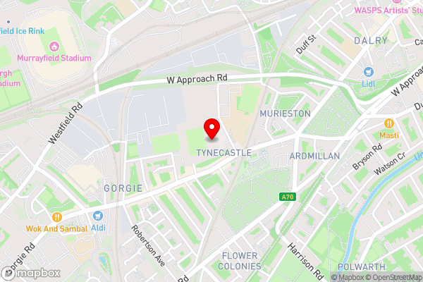 Tynecastle Park Hotel - Hotel Location Map