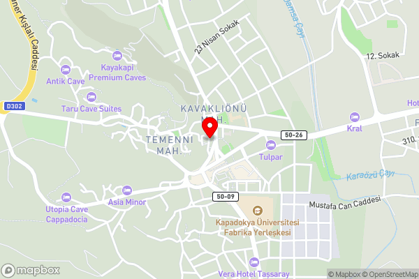 ÜÇ GÜZELLER KONAĞI - Hotel Location Map