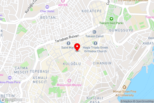 UK HOTEL İSTANBUL - Hotel Location Map