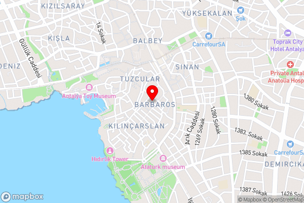 Urcu Hotel - Hotel Location Map