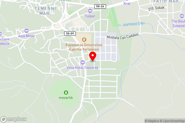 Ürgüp Elit Otel - Hotel Location Map