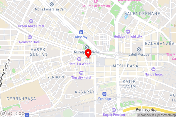 Valens Hotel İstanbul - Hotel Location Map