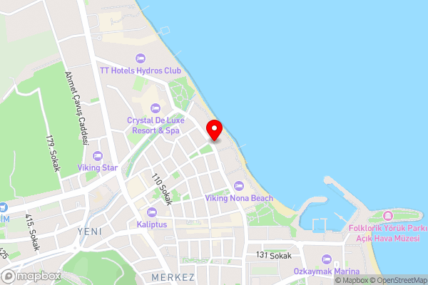 Valeri Beach Hotel - Hotel Location Map