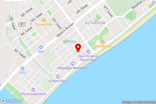 Vega Suites - Hotel Location Map