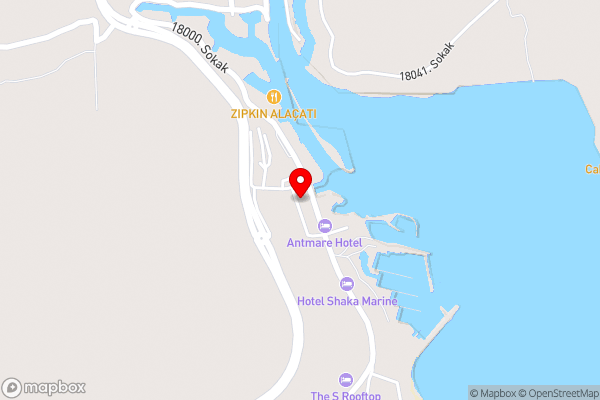 Venezia Alaçatı Otel - Hotel Location Map