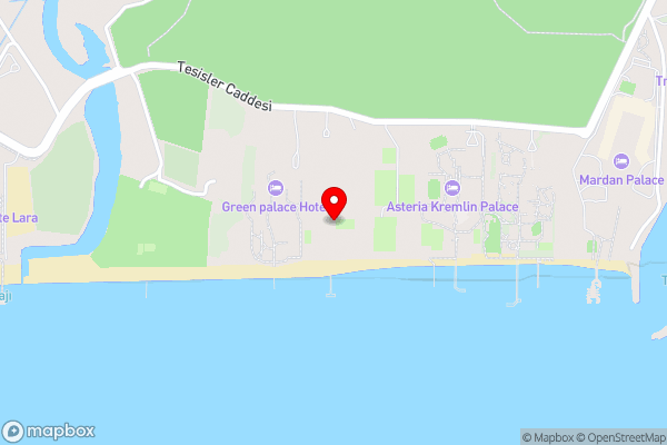 Venezia Palace Deluxe Resort Hotel - Hotel Location Map