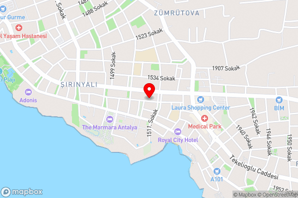 Verde Mare Hotels - Hotel Location Map