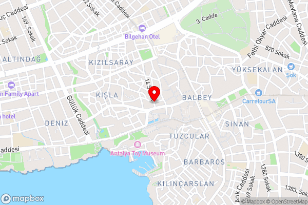 Vibrant and Central Apartment in Muratpasa - Hotel Location Map