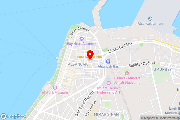 Vibrant and Central Flat near Kordon in Alsancak - Hotel Location Map
