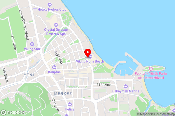 Viking Nona Beach - Hotel Location Map