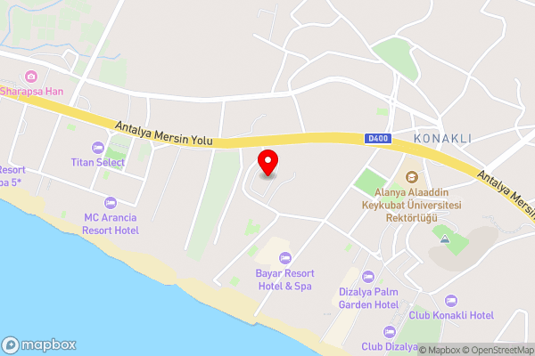 Villa - Hotel Location Map