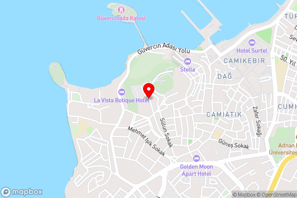Villa 6 Oda1 Salon Muhteşem Deniz Manzaralı Kuşadası - Hotel Location Map
