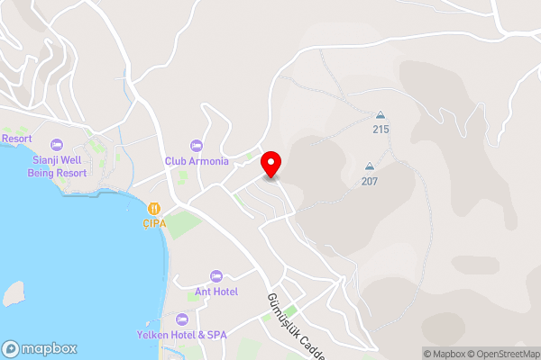 Villa Aylinda with private heated Pool - Hotel Location Map