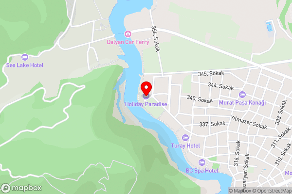 Villa Aysel Paradise - Hotel Location Map