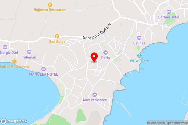 Villa Bitez - Hotel Location Map