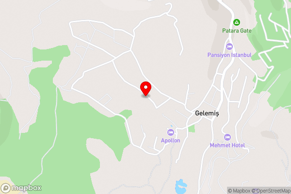 Villa Bohem Patara - Hotel Location Map