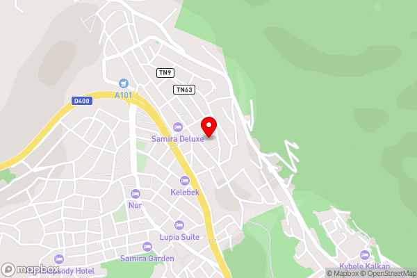 Villa Buse Kalkan - Hotel Location Map