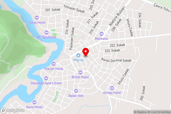 Villa Capital Royal Dalyan - Hotel Location Map