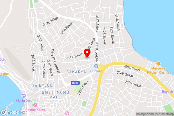 Villa Çeşme - Hotel Location Map