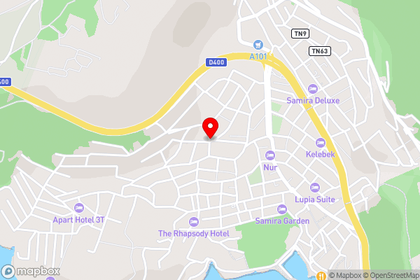 Villa Cihan Kalkan - Hotel Location Map