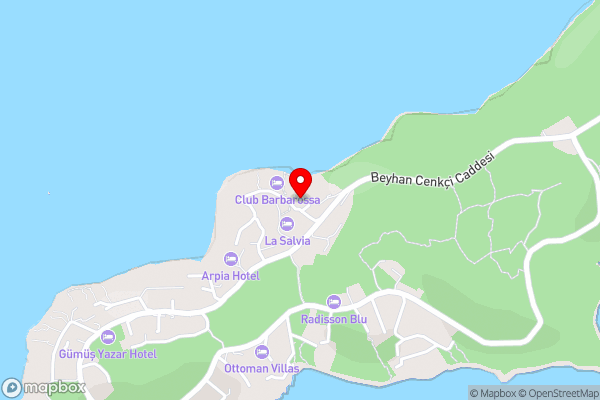 Villa Ege - Hotel Location Map