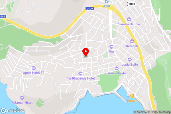 Villa Elif Kalkan - Hotel Location Map
